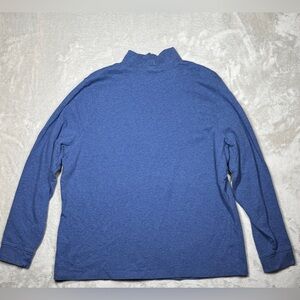 L.L. Bean Women’s Interlock Mock 100% Cotton Turtleneck Top Size 1X Regular